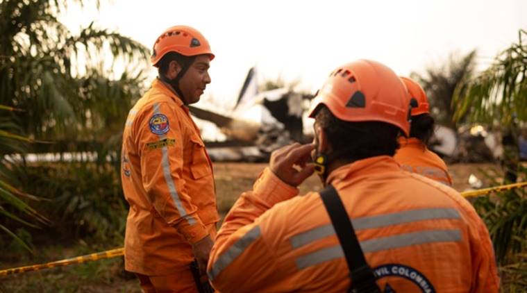 Colombia, Colombia plane crash, plane crash Colombia, Ivan Duque, Indian express