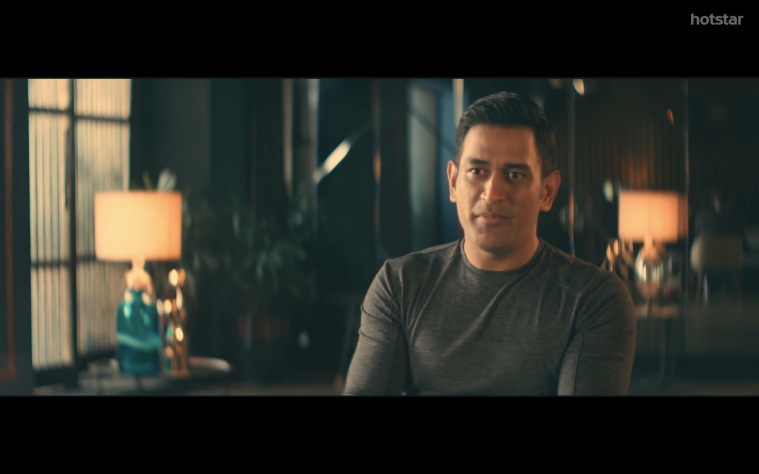 MS Dhoni in Roar of the Lion which aired on Hotstar