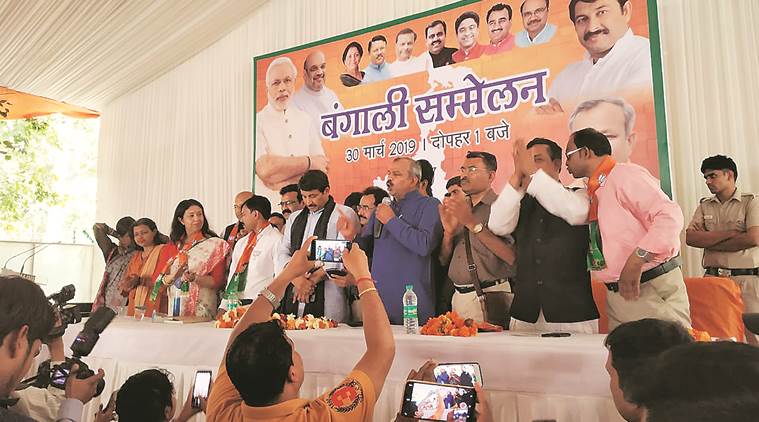 elections, lok sabha elections, lok sabha elections 2019, lok sabha polls, delhi elections, elections in delhi, bjp, delhi bjp, manoj tiwari, ravi kishan, sapna chaudhary, indian express news