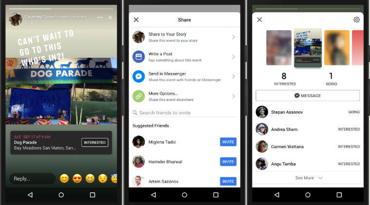 Facebook, Facebook Events in Stories, how to use Facebook Events in Stories, Facebook Events in Stories how to, Facebook Events, Instagram, WhatsApp