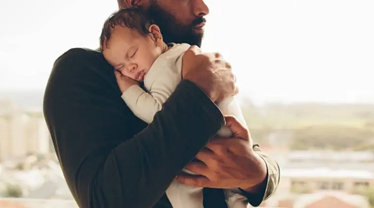father bond with baby 
