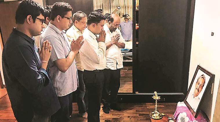 Goa floor test, Goa CM, Goa new chief minister, Goa politics, Manohar parrikar dead, Parrikar dead news, New goa government, New Goa CM, Indian Express