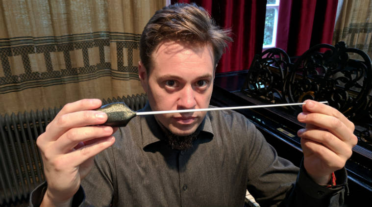Haptic baton, visually impaired musicians, conductor's baton, visually-impaired, blind people, blind musicians, orchestras