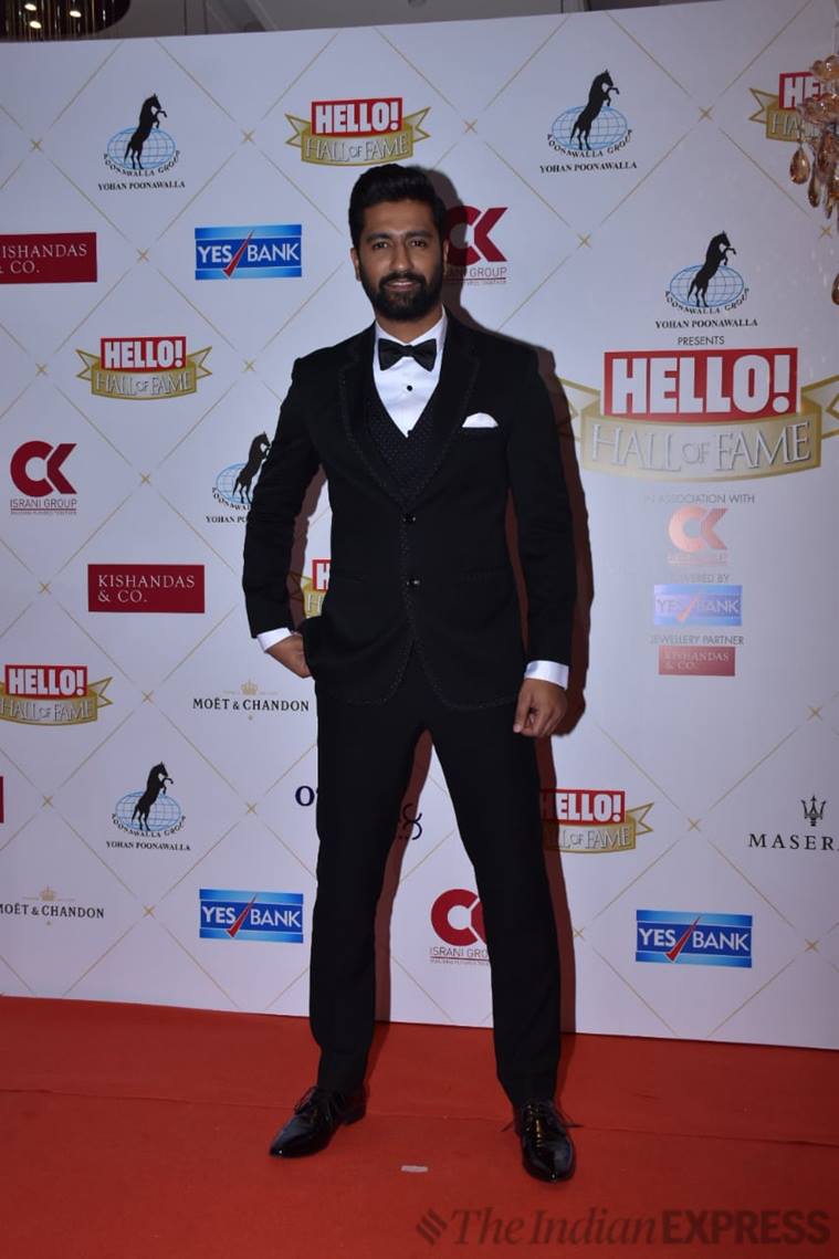   vicky kaushal hello awards from the Hall of Fame 