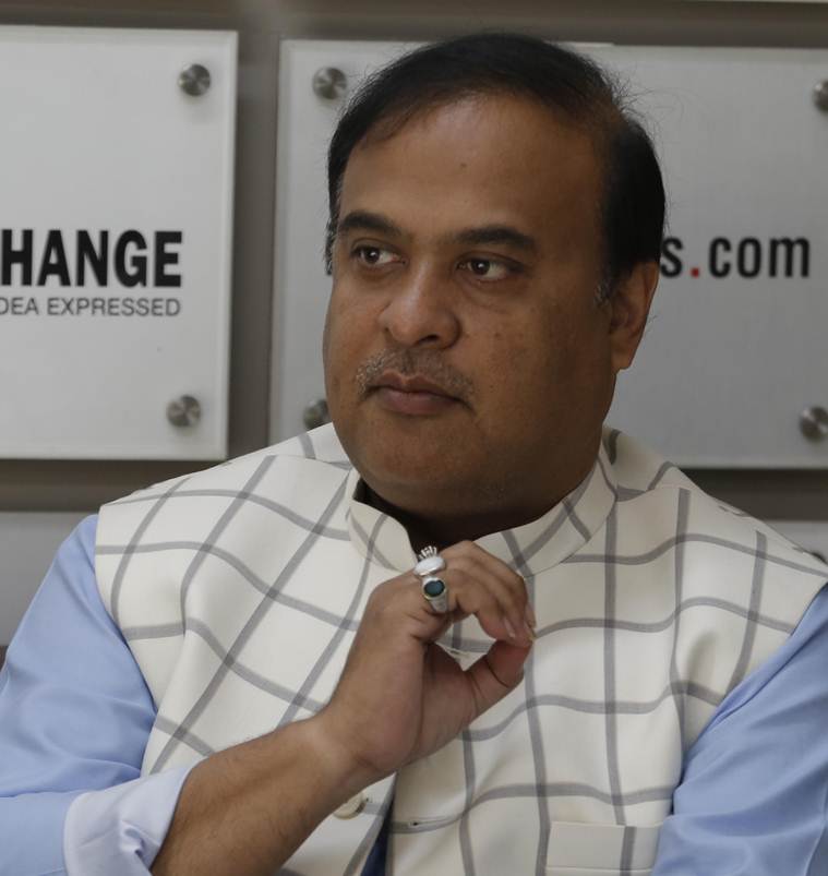 Himanta Biswa Sarma, Assam NRC, Assam citizenship, Himanta Biswa Sarma on NRC, Assam Muslims, Northeast, BJP, Amit Shah, Lok Sabha elections 2019, Himanta Biswa Sarma idea exchange, Bangladeshi Muslims, India news, Indian express