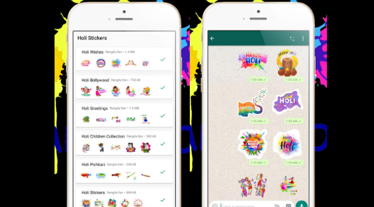 Happy Holi 2019 How To Download And Send Holi Stickers On