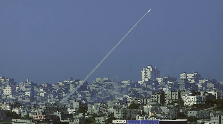 Israel Carries Out Air Strikes In Gaza After Rocket Attack - 