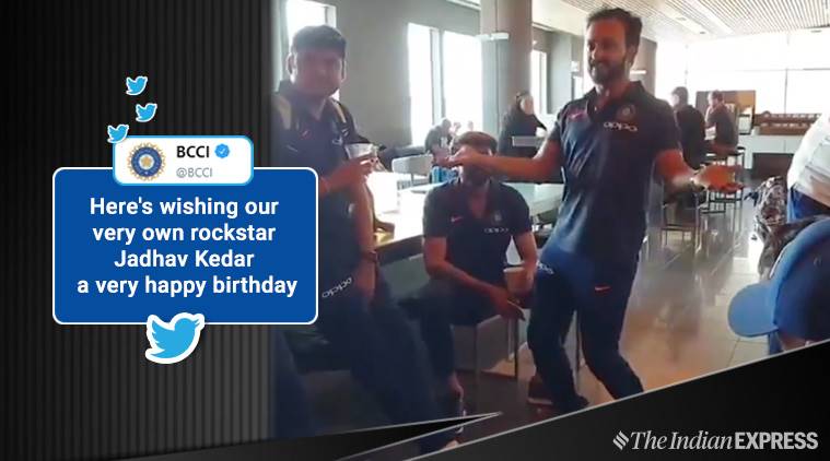 Kedar Jadhav, bcci, bcci birthday post, Kedar Jadhav birthday, IPL 2019, jadhav kedar birthday, twitter reactions, trending news, indian express, indian express news