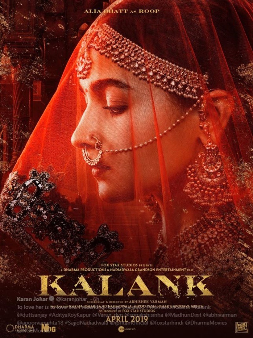 kalank posters alia bhatt
