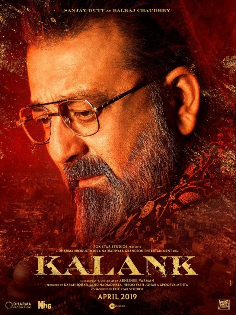 kalank posters sanjay dutt