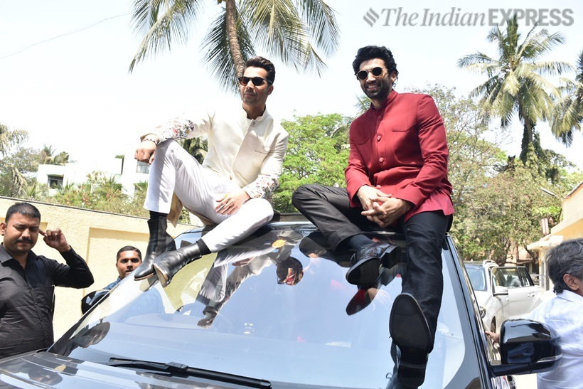 varun dhawan and aditya roy kapur on kalank