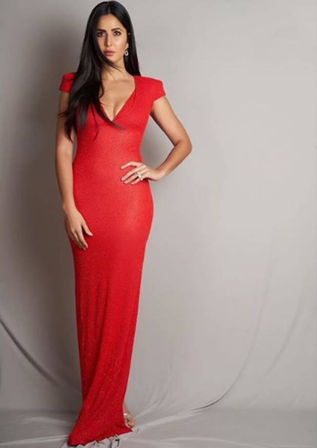 Katrina Kaif Resham Work Designer Gown -