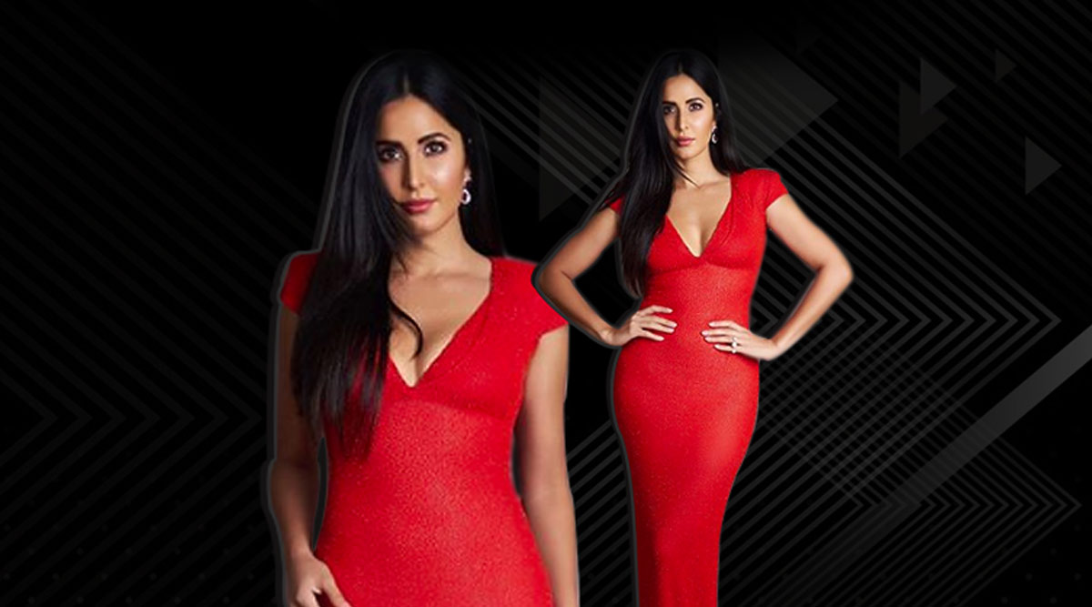 katrina kaif keeps things simple in this red naeem khan dress lifestyle news the indian express katrina kaif keeps things simple in