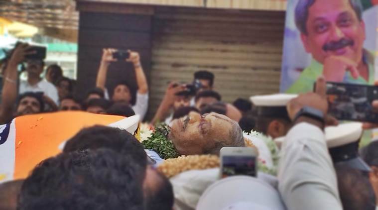 Highlights: Manohar Parrikar Laid To Rest At Miramar Beach | India News ...