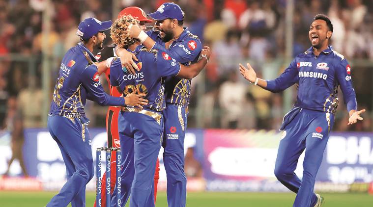 IPL, IPL Bangalore Mumbai game, Bangalore Mumbai No ball, IPL 2019, Lasith Malinga, Lasith Malinga No ball, Indian Express, sports news