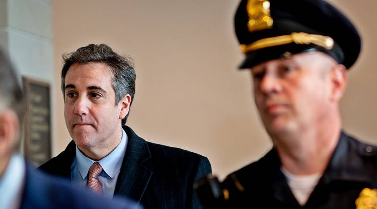Michael Cohen, Donald Trump, Michael Cohen hearing, Michael Cohen documents, Donald Trump Russia, Russa Donald Trump deal, Trump tower, Indian express, latest news