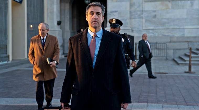 Michael Cohen, Donald Trump, Michael Cohen hearing, Michael Cohen documents, Donald Trump Russia, Russa Donald Trump deal, Trump tower, Indian express, latest news