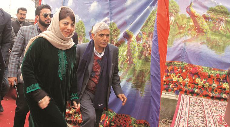 Mehbooba Mufti, BJP, Jamaat-e-Islami, Jamaat-e-Islami ban, Mirwaiz Umar Farooq, Mirwaiz Umar Farooq terror funding, Hurriyat, indian express