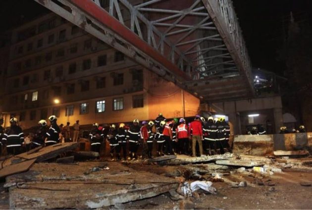 Mumbai CST bridge collapse claims several lives, at least 30 injured