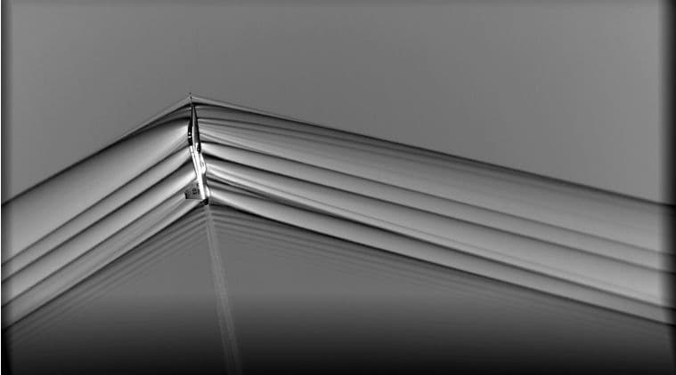 NASA, shockwaves images, shockwaves images from supersonic aircrafts, supersonic aircrafts, sonic boom, NASA shockwave images, X-59 Quiet SuperSonic Technology X-plane