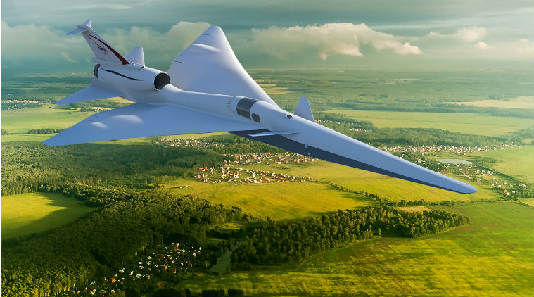 NASA, shockwaves images, shockwaves images from supersonic aircrafts, supersonic aircrafts, sonic boom, NASA shockwave images, X-59 Quiet SuperSonic Technology X-plane
