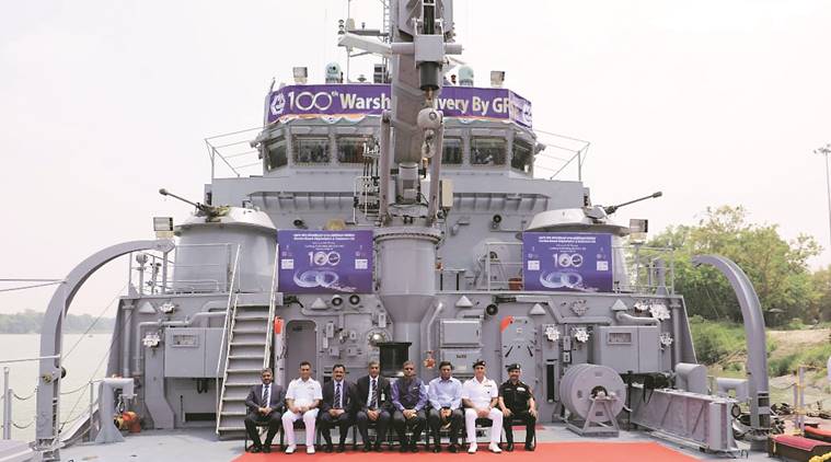 Indian Navy, Indian Navy warship, warship indian navy, navy warships, L56 Warship indian navy, indian express, latest news