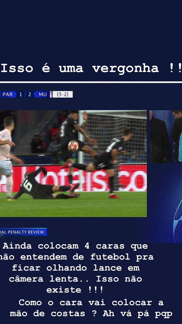 Neymar Blasts Var In Foul Mouthed Rant After Loss To Manchester United Sports News The Indian Express