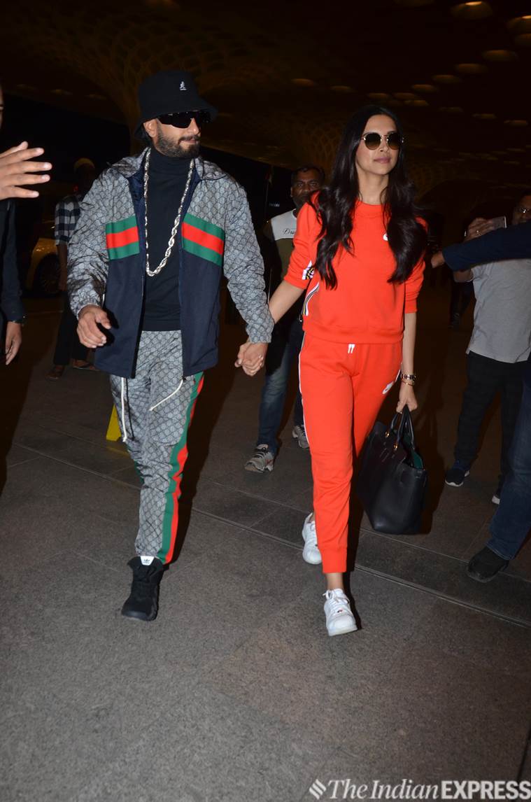 Black jackets and white sneakers, Deepika Padukone and Ranveer Singh head  to airport in coordinated outfits - India Today
