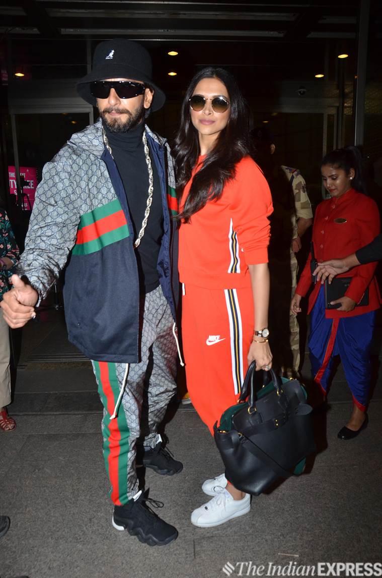 Deepika Padukone and Ranveer Singh leave for London to unveil her wax ...