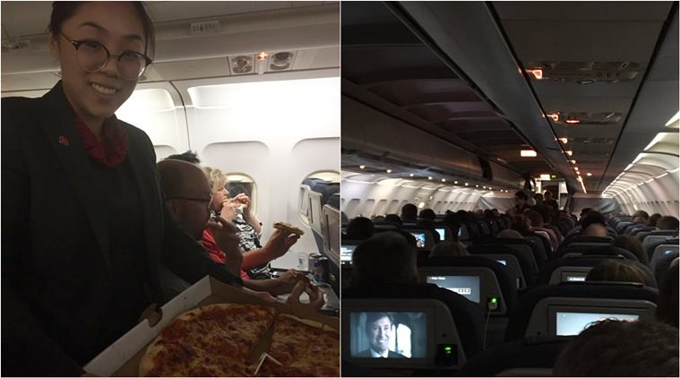 Pilot gets pizza delivered to passengers stuck during snowstorm | newkerala.com #109823