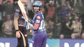 prithvi shaw IPL 2019 dc vs kkr-: After the tie, the noose