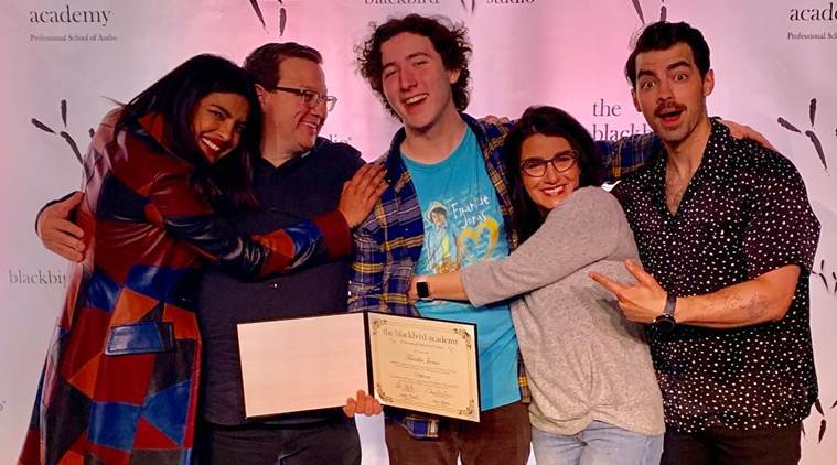   priyanka chopra at the graduation of franklin jonas 