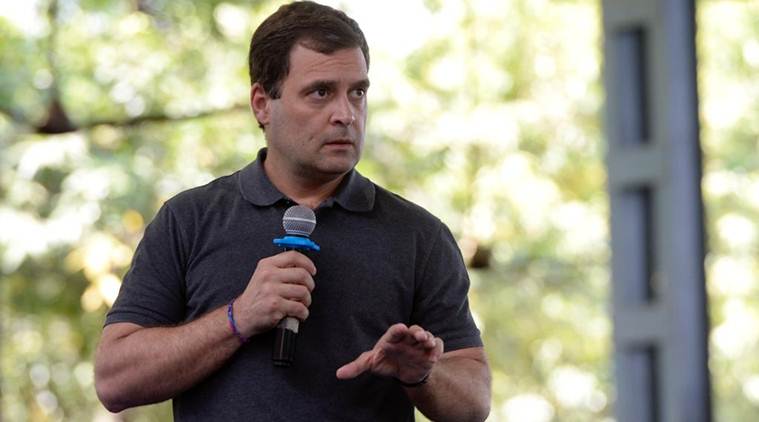 Rahul Gandhi, rahul gandhi interacted with students, rahuls interaction with students, tamil nadu government, rahul gandhis interaction with tamil nadu students, indian express