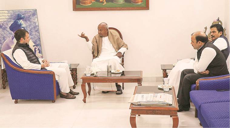 Karnataka, Karnataka BJP, Congress-JD(S) coalition, Karnataka govt, H D Kumaraswamy, karnataka cabinet expansion, HD Deve Gowda, Rahul Gandhi, indian express