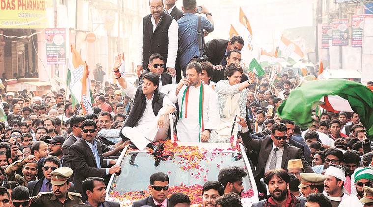 lok sabha polls,Congress, SP+BSP alliance, Rahul Gandhi, Priyanka Gandhi, Jyotiraditya Scindia, lok sabha elections, generala elections, UP news, Uttra pradesh elections, BJP, Indian express