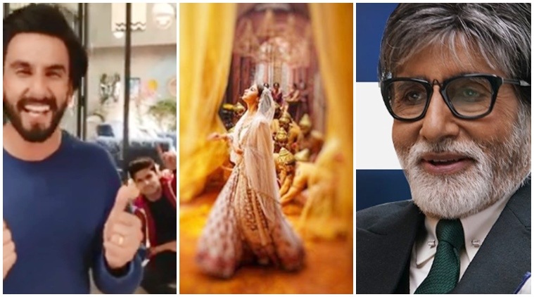 Ranveer Singh, Alia Bhatt Amitabh Bachchan social media videos