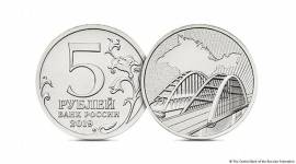 Russia releases coin commemorating annexation of Crimea