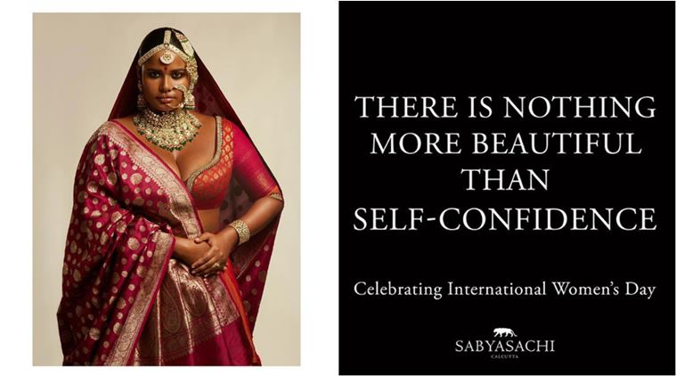 Sabyasachi's Day post featuring plus-size model 'self-confidence' draws online Trending News,The Indian Express