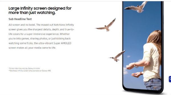 Samsung Galaxy A90, Samsung Galaxy A90 launch, Samsung Galaxy A90 notchless display, Samsung Galaxy A90 Infinity notchless display, Samsung Galaxy A90 features, Samsung Galaxy A90 specifications, Samsung Galaxy A90 price, Samsung Galaxy A90 launch date, Samsung Galaxy A event