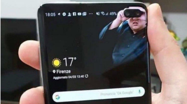 Thanks To Reddit We Now Have Hilarious Galaxy S10 Wallpapers For That Front Camera Hole Technology News The Indian Express