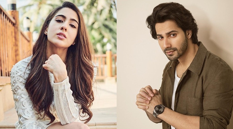   sara ali khan and varun dhawan in coolie # 1 