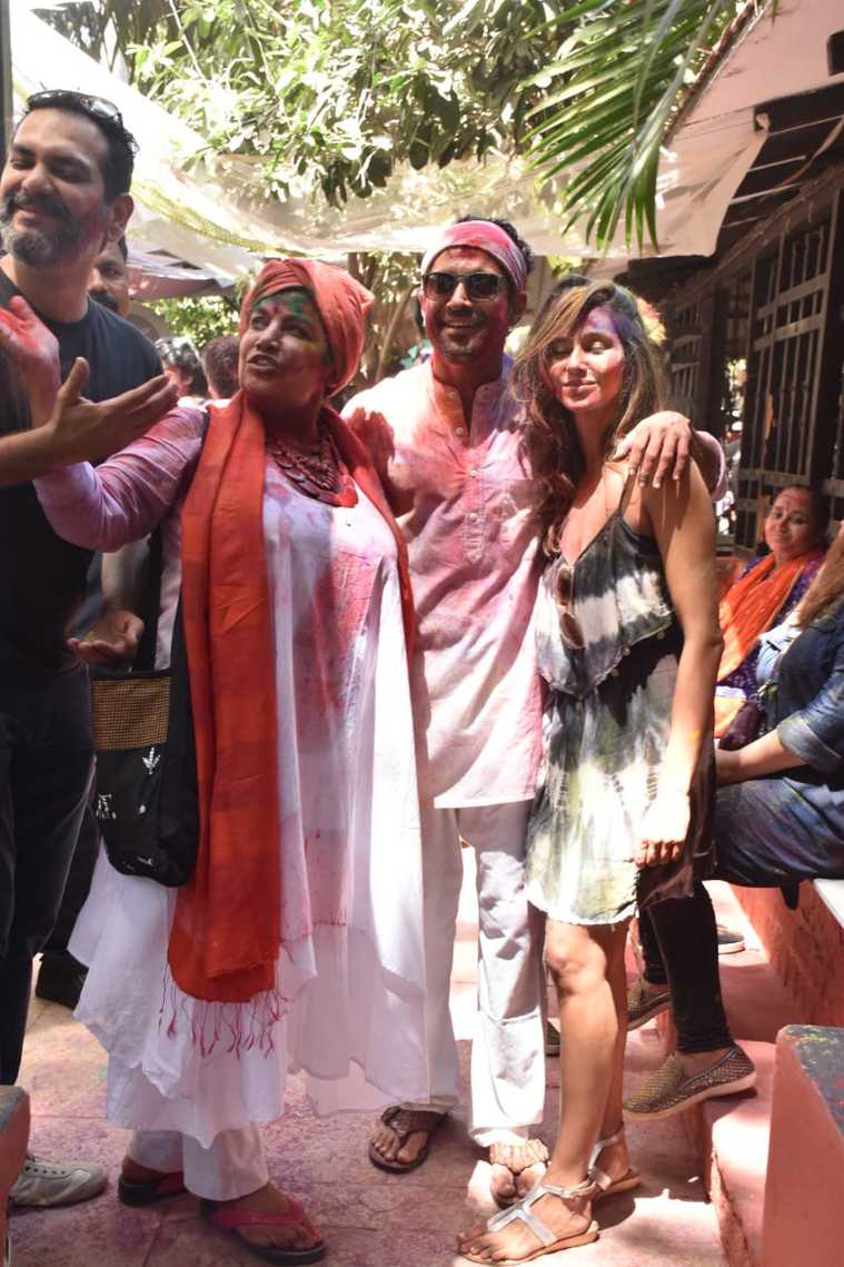 Shabana Azmi holi