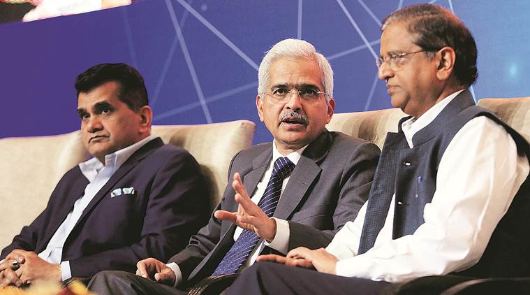 Shaktikanta Das, Reserve Bank of India, RBI, financial sector, Fintech conclave 2019, NITI Aayog, RBI Governor Shaktikanta Das, business news, Indian express
