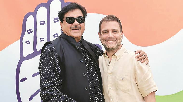 Bihar, Shatrughan Sinha, Shatrughan Sinha congress, Bihar congress, Bihar congress alliance, Bihar mahagathbandhan, lok sabha elections 2019, election news, lok sabha elections, indian express