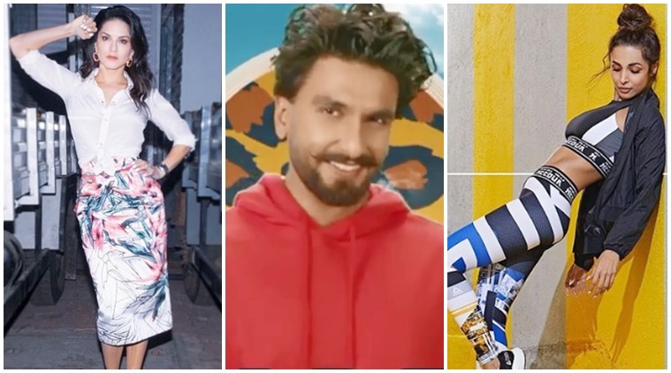 Sunny Leone, Ranveer Singh, Malaika Arora social media videos