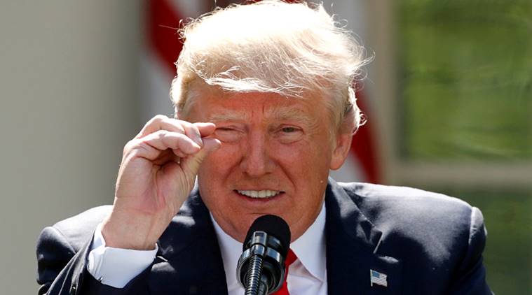 donald trump, sanctions on north korea, north korea sanctions, trump, trump on north korea sanctions, indian express