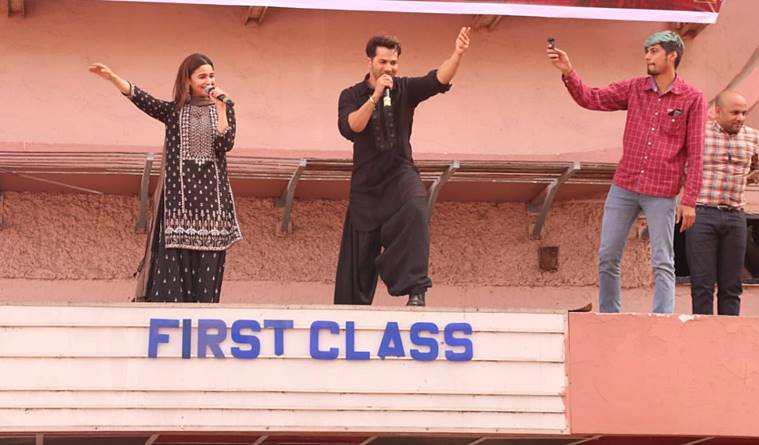 Alia Bhatt, Varun Dhawan, Anita Dongre, black sharara, kalank