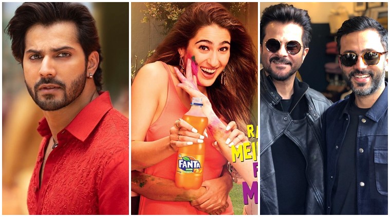 Varun Dhawan, Sara Ali Khan, Anil Kapoor social media photos