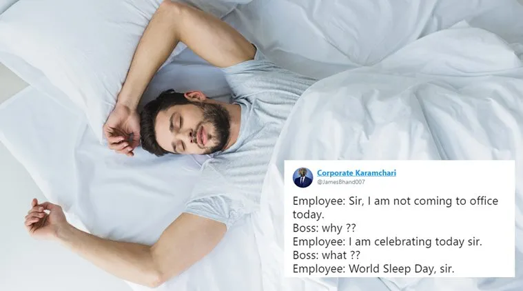 People mark World Sleep Day with lots of jokes | Trending News,The Indian  Express