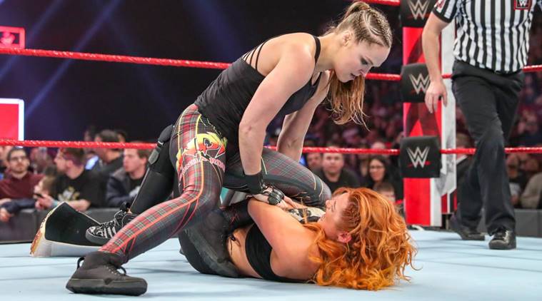 Wwe Raw Results Ronda Rousey Gets Her Hands On Becky Lynch Wwe